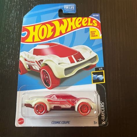 Mattel Toys Hot Wheels Xraycers White And Red Cosmic Coupe Poshmark
