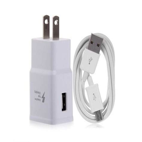 Cargador Enchufe US USB Hogar Adaptador Cargador Pared Cable De Datos