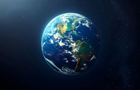 Premium Photo | Earth planet viewed from space for design earth day post