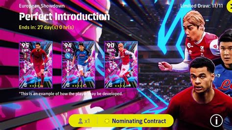 Picking Best Players From Nominating Contract Perfect Introduction