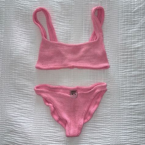 Hunza G Swim Hunza G Bublegum Pink Bikini Poshmark