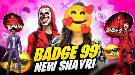 Badge 99 Shayari Status 🔥🔥 Badge 99 Attitude Shayari 🔥🔥 Free Fire