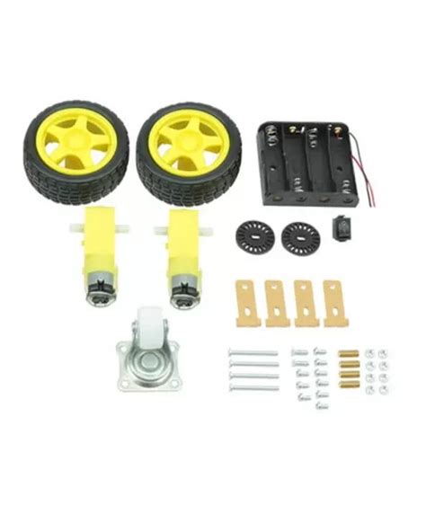 KIT CHASSI ROBO 2WD PARA ARDUINO AS COMPONENTES