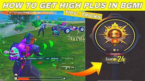 C S How To Get High Plus In Bgmi Rank Push High Plus Tips For Bgmi