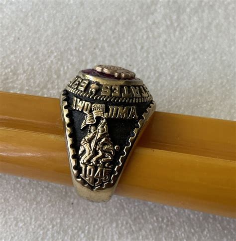 United States Marines 1945 Iwo Jima Tun Tavern Ring Ebay