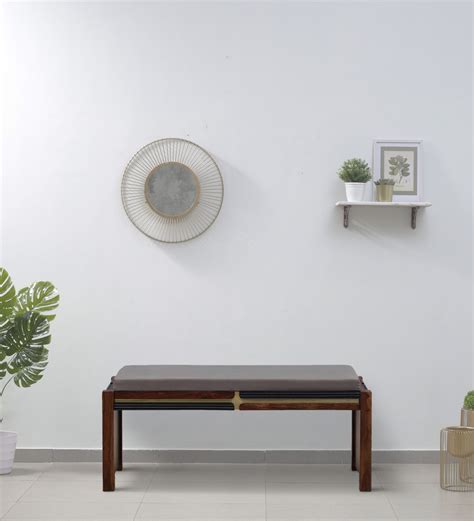 Buy Alamo Sheesham Wood Bench In Scratch Resistant Provincial Teak