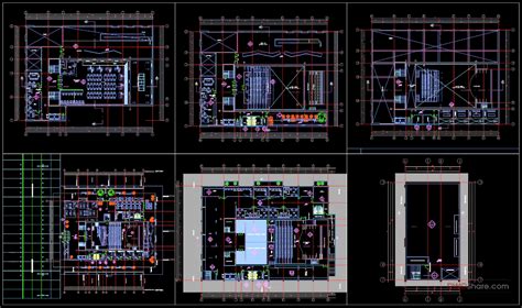 Cultural Center Project Autocad File Dwg Autocad Cultural Center