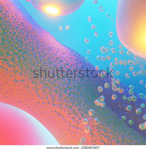 Brightly Colored Underwater Bubbles 3d Art AI-generated image ...