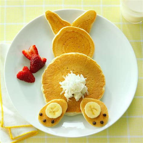 Fluffy Bunny Pancakes Recipe | Taste of Home