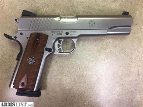 Armslist For Sale Ruger Sr Stainless Acp Semi Auto Pistol