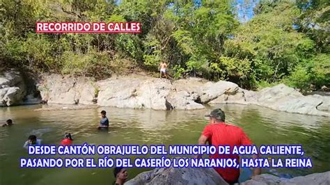 Nos Fuimos Al Río en Cantón Obrajuelo Agua Caliente a salir a La