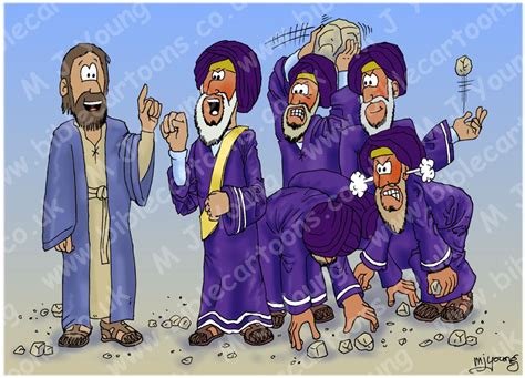 John 08 - Jesus and the Pharisees | Bible Cartoons