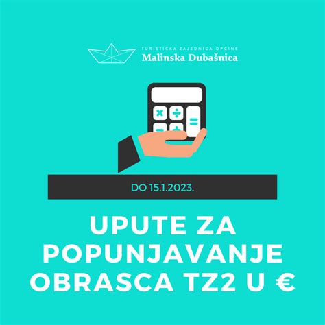 Upute Za Popunjavanje Obrasca Tz U Tzo Malinska Duba Nica