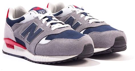 New Balance 570 Suede And Mesh Trainers In Grey Gray For Men Save 7