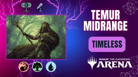 Temur Midrange Timeless MTG Arena Gameplay Commented YouTube