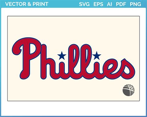 Philadelphia Phillies - Baseball Sports Embroidery Logo in 4 sizes ...