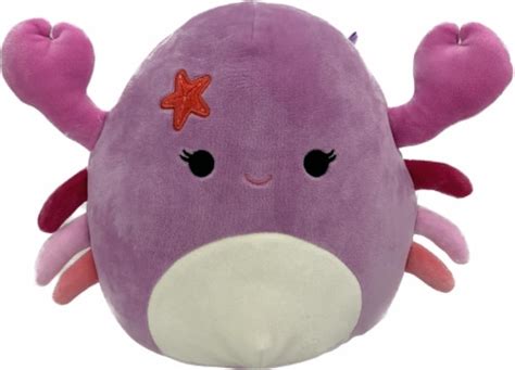 Squishmallows Pink Crab With Starfish Pin Plush In Kroger