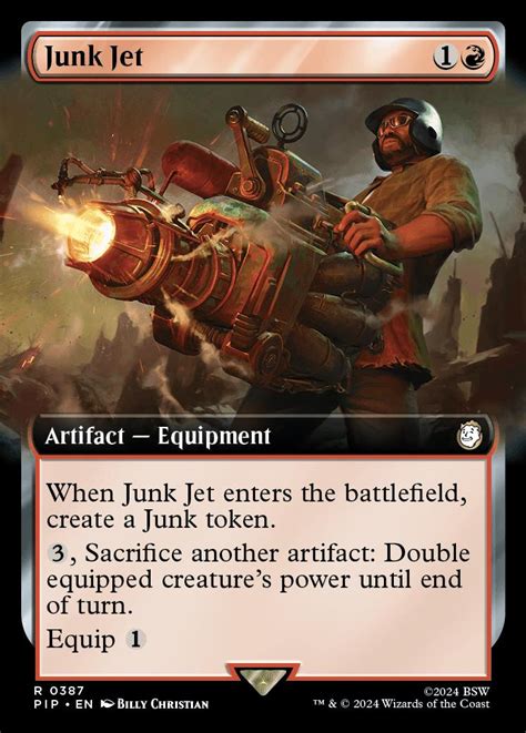 Junk Jet Universes Beyond Fallout Variants Commander Card Kingdom