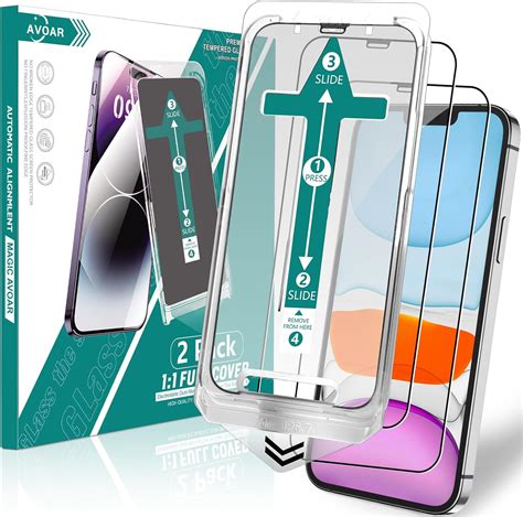 Amazon AVOAR 2 Pack Screen Protector For IPhone 11 XR Auto