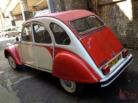 1990 CITROEN 2CV6 DOLLY RED WHITE