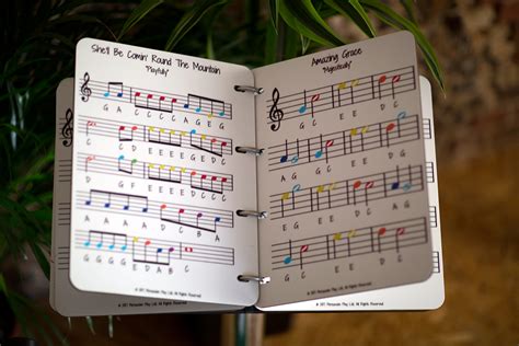 Music Book Four Music Sheets Songs Percussion Play