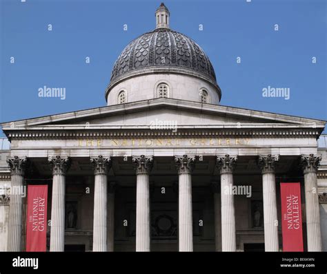 facade of the National Gallery - London - England Stock Photo - Alamy