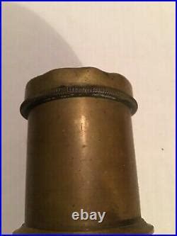 Vintage E Suter Basle Camera Lens No 4 Aplanat B 10x8 Brass Lens