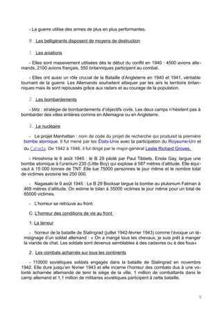 Plan D Taill Seconde Guerre Mondiale Pdf