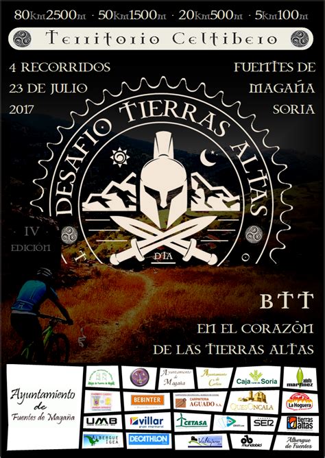 V Desafío BTT Tierras Altas 2018 CARTEL OFICIAL