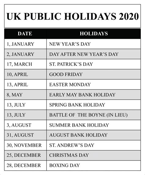 Uk Bank Holidays 2024 25 202425 Schedule Robby Christie