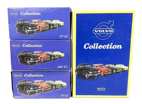 MODELLBILAR 3 St Volvo Collection Atlas Collection Leksaker