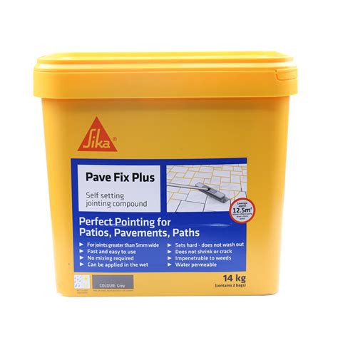 Sika 11L Buff Pave Fix Plus Self Set Joint Compound Bunnings Warehouse