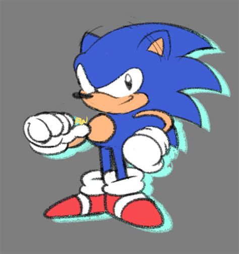 Dumb Sonic Doodle By Freshwoomy On Newgrounds