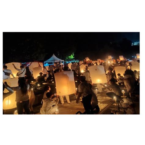 Light Of Peace Festival Lampion Waisak 2022 Di Candi Borobudur