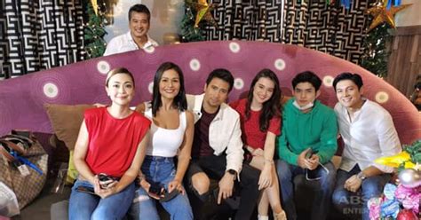 IN PHOTOS Ang Sa Iyo Ay Akin Cast At The ABS CBN Christmas ID 2020