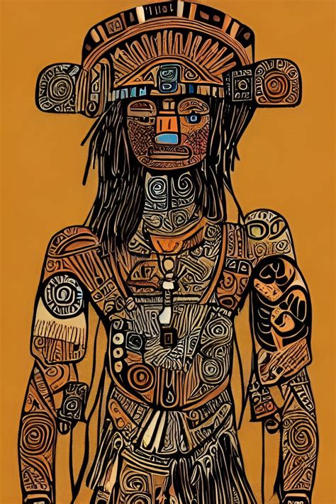 Taino Indian Abstract - Etsy