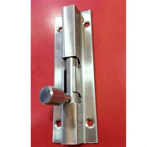 Centre Head Polished Stainless Steel Door Tower Bolt Rod Thickness