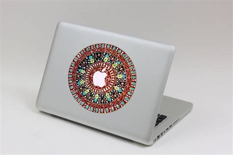 Flower macbook decal mac pro decals macbook by MixedDecal on Etsy