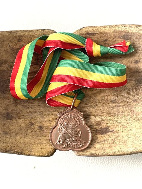 Ethiopia Bronze Reunion Of Ethiopia And Eritrean Medal Of Haile