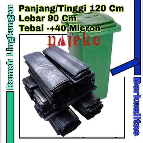 Promo Kantong Plastik Sampah 90 X 120 Cm Tebal 40 Micron Kantong