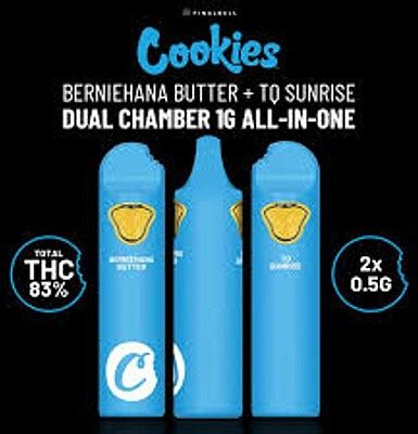 Buy Cookies Dual Chamber Disposable Vape Apples Bananas