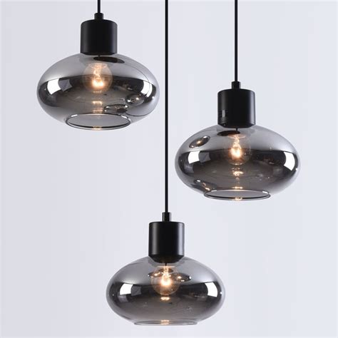 Moderne Pendelleuchte Mit Rauchglas Flammig Vida Lumenxl De