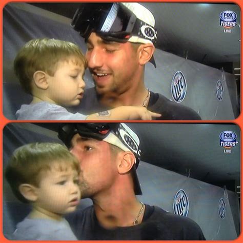 Nick Castellanos and his adorable son | Nick castellanos, Cute baseball ...