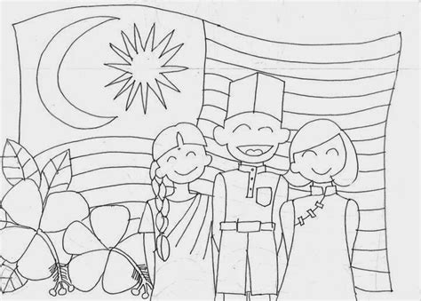 Merdeka Coloring Page