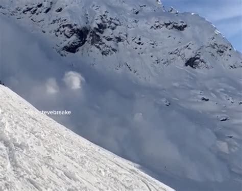 Videobeelden van lawine in Lech Zürs