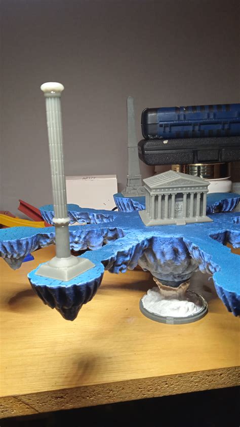 print saint seiya atlantis mapa diorama   ender