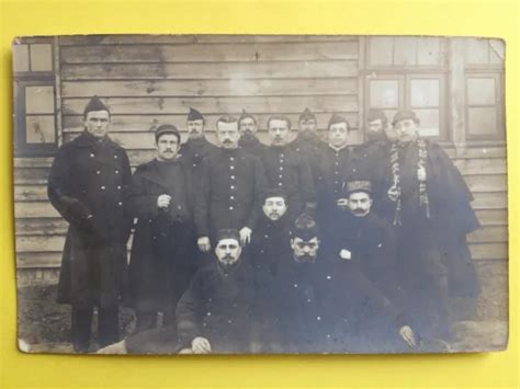 Carte Photo Identifier Militaires Soldats Uniforme Guerre War