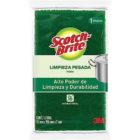 M Scotch Brite Fibra Esponja Cero Rayas Tama O Grande Color Azul