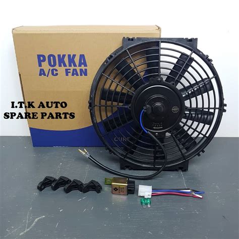 Pokka Radiator Condensor Extra Fan Car Inch V W Shopee Malaysia