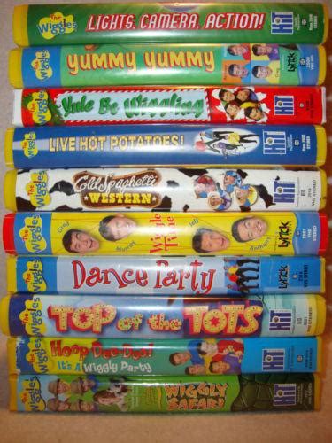 Lot of wiggles vhs tapes - www.lagoagrio.gob.ec